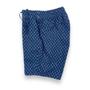 lululemon athletica Blue Patterned Men Shorts